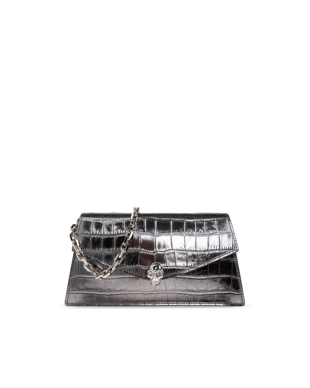 McQueen Black "Skull Mini" Bag