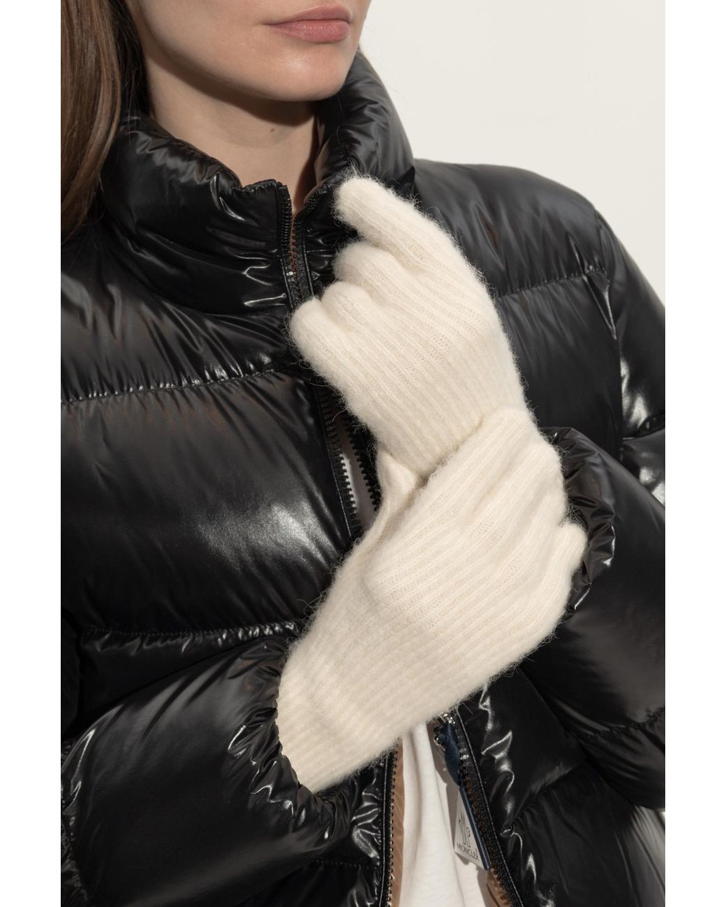 Jacquemus White Wool Gloves