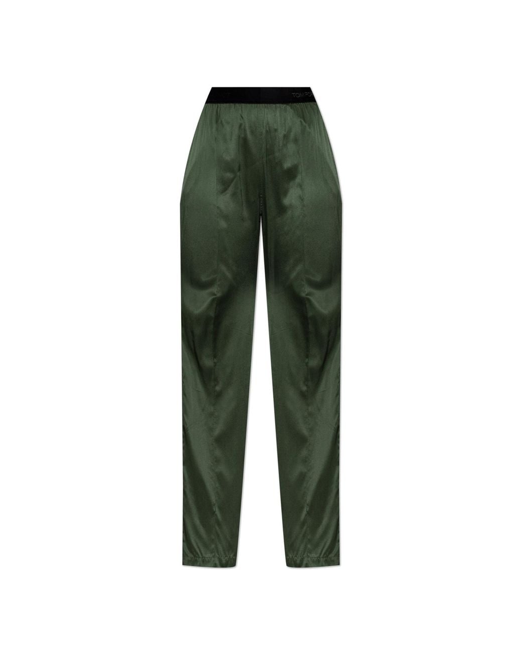 Tom Ford Green Silk Trousers