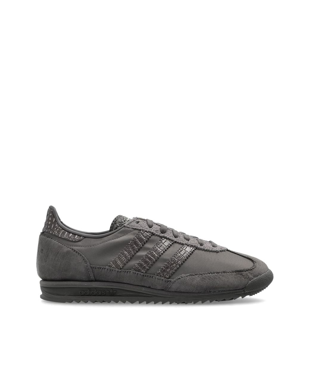 Adidas Originals Gray 'Sl 72 Og' Low-Top Sneakers
