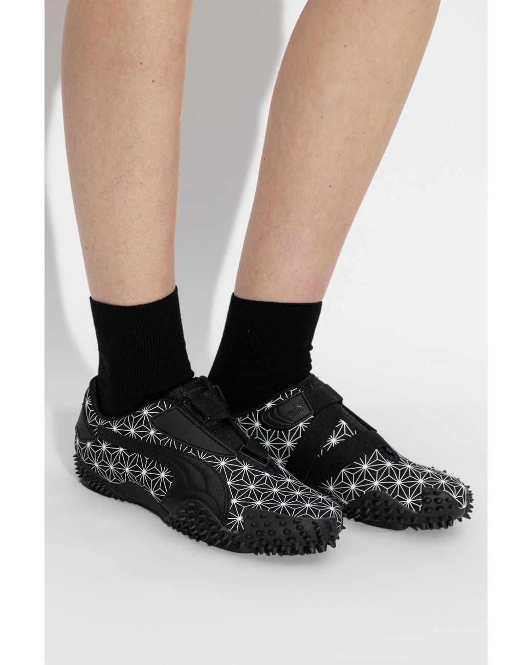 PUMA Black 'Mostro Sashiko' Sports Shoes