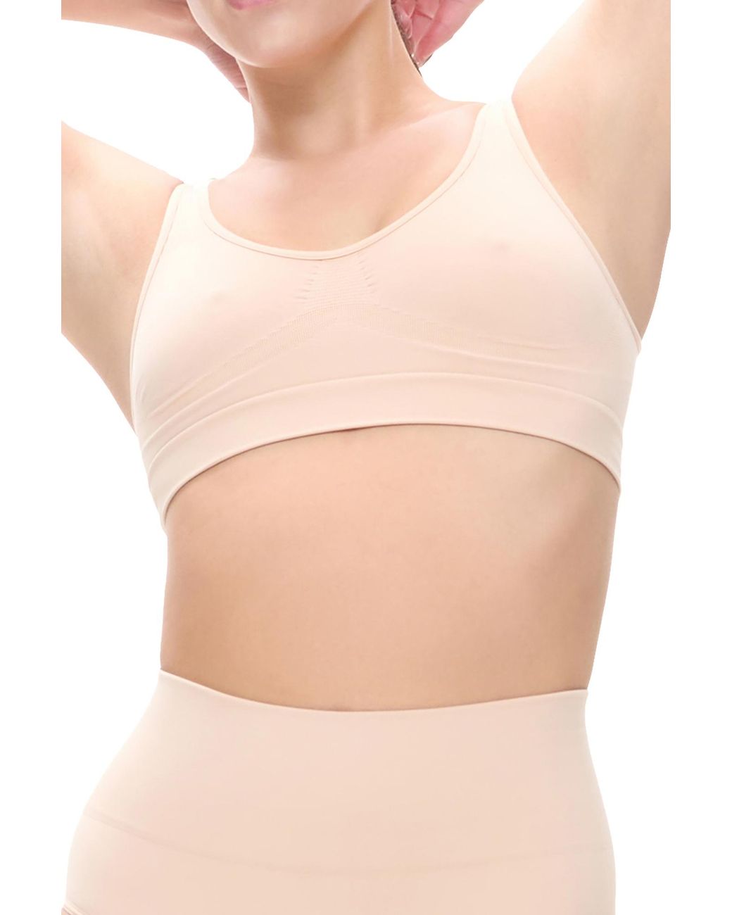 Heist Studios White Bra "Contour"