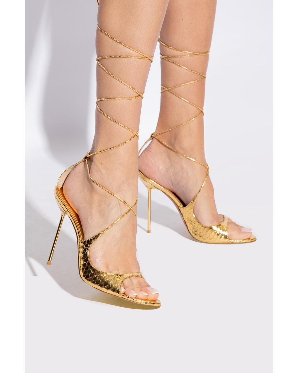 サンダル・ミュール Paris Texas Square-Toe High-Heel Fiona Sandals Paris Texas Square-Toe High-Heel Fiona Sandals | ShopSimon