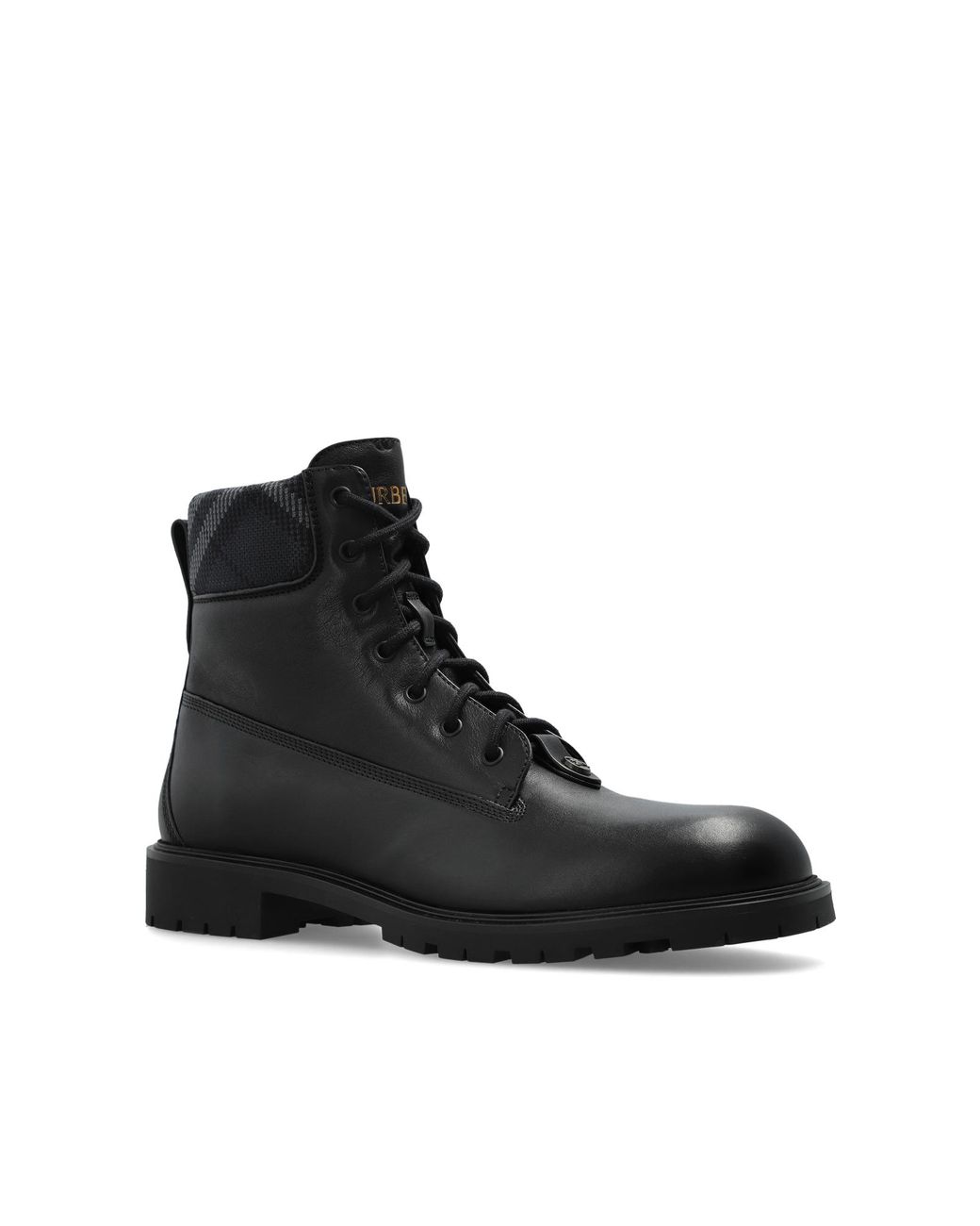 Burberry Black 'Durham' Ankle Boots for men