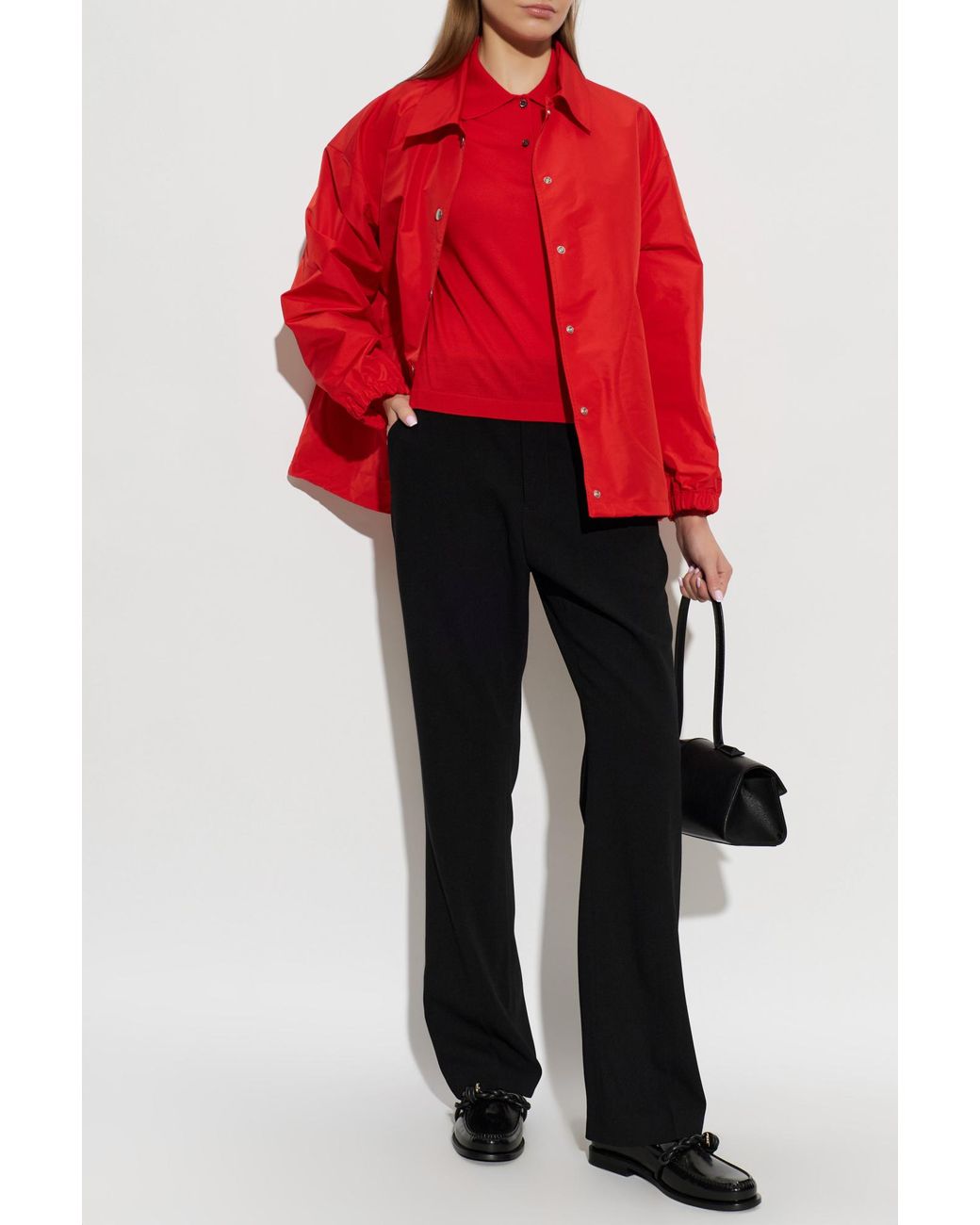 Jil Sander Red Oversize Jacket