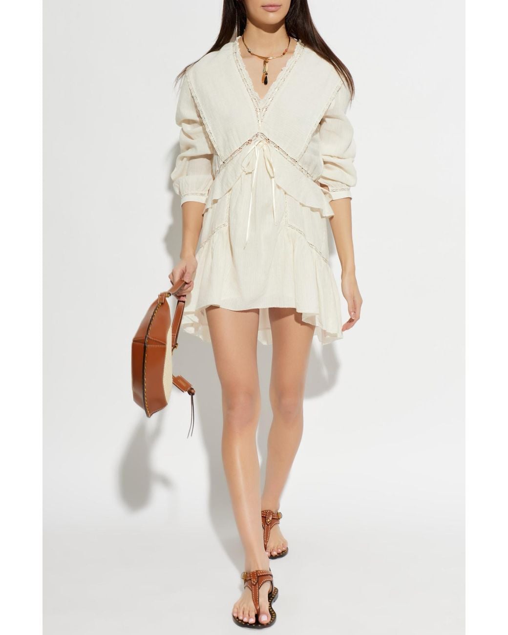 Isabel Marant White Dress 'Damya'