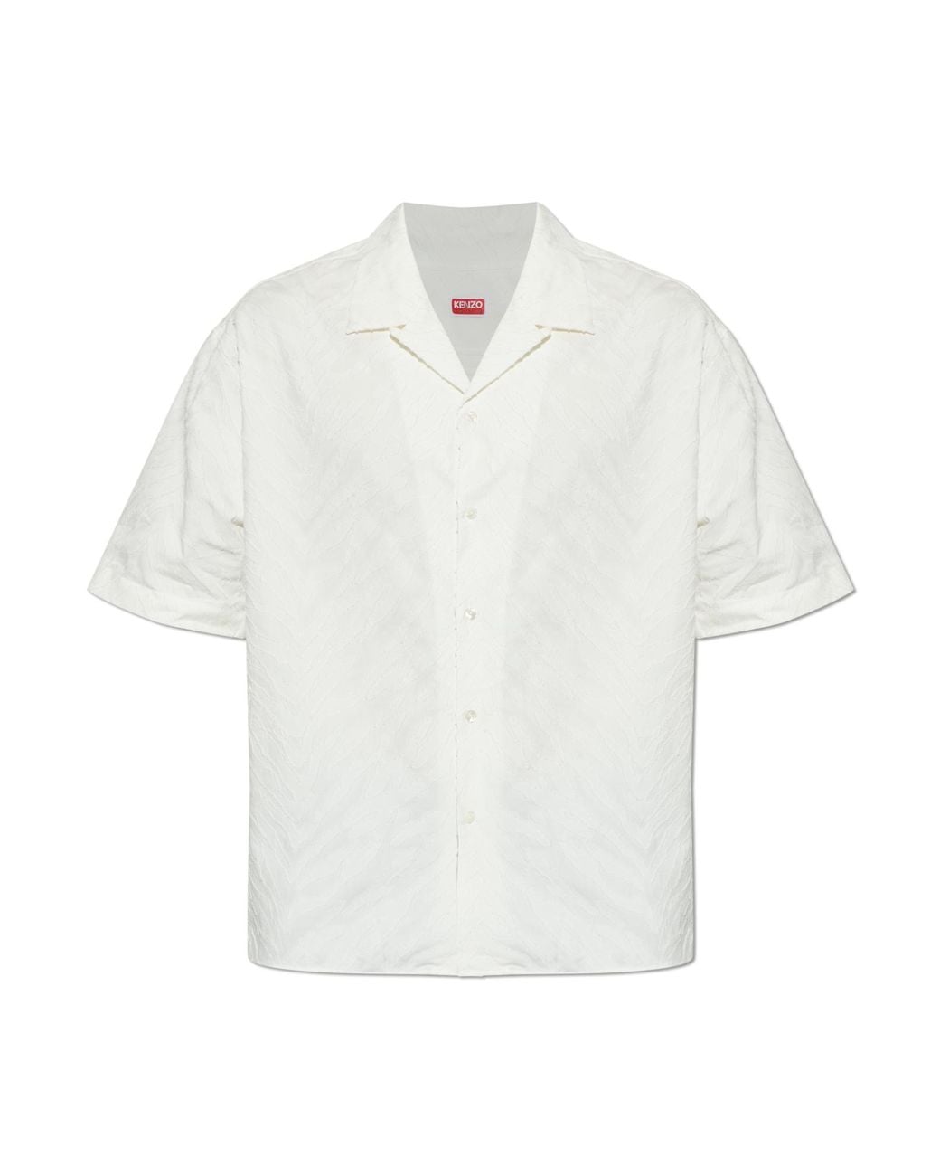 KENZO White Short-Sleeve Shirt for men