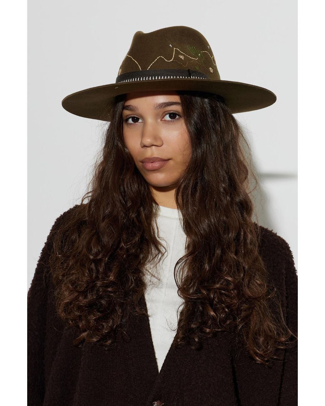 Golden Goose Deluxe Brand Brown Wool Hat