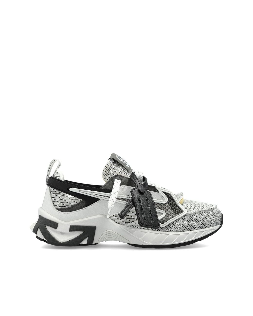 Off-White c/o Virgil Abloh Gray 'Space Memo' Sneakers