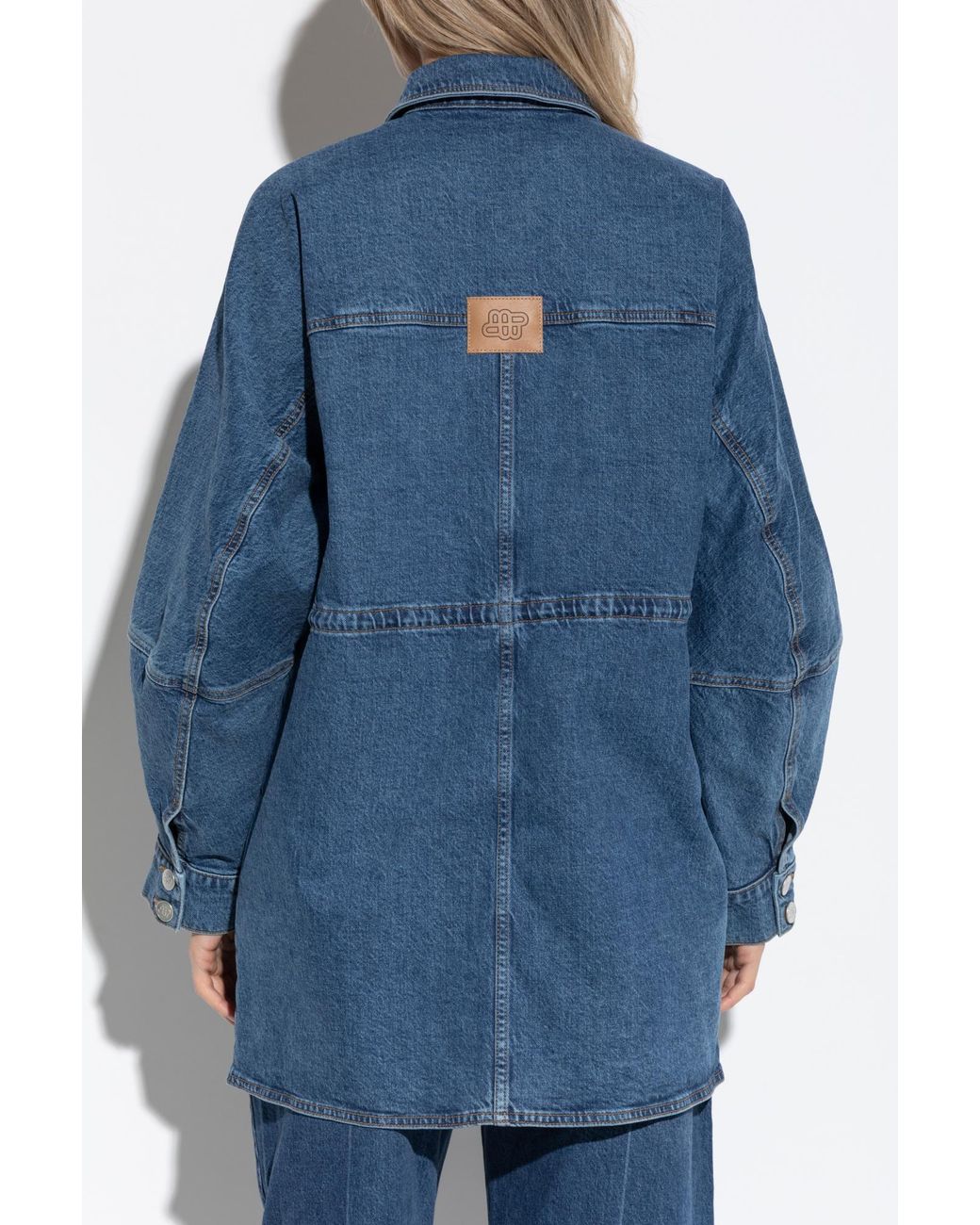 Munthe Blue Denim Jacket "Prickly"