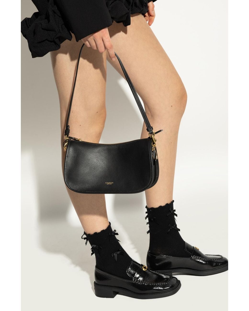 COACH Black 'Waverly' Shoulder Bag