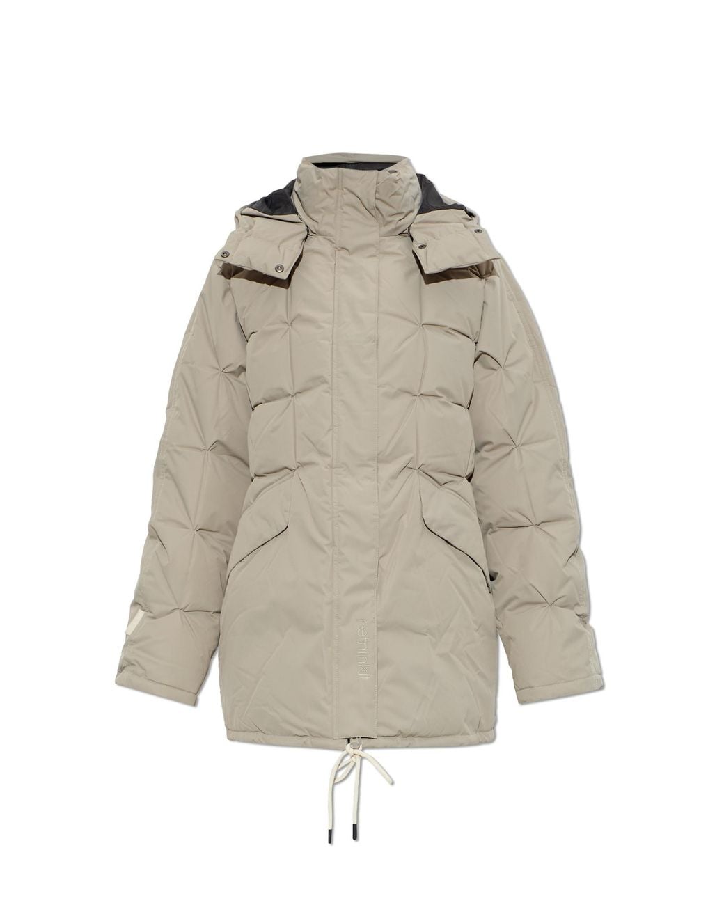 Rethinkit Studios Natural Insulated Jacket With Detachable Hood