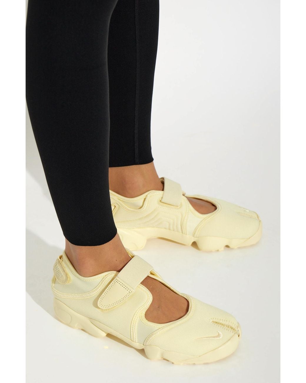 Nike Yellow 'Air Rift Neo' Low-Top Trainers
