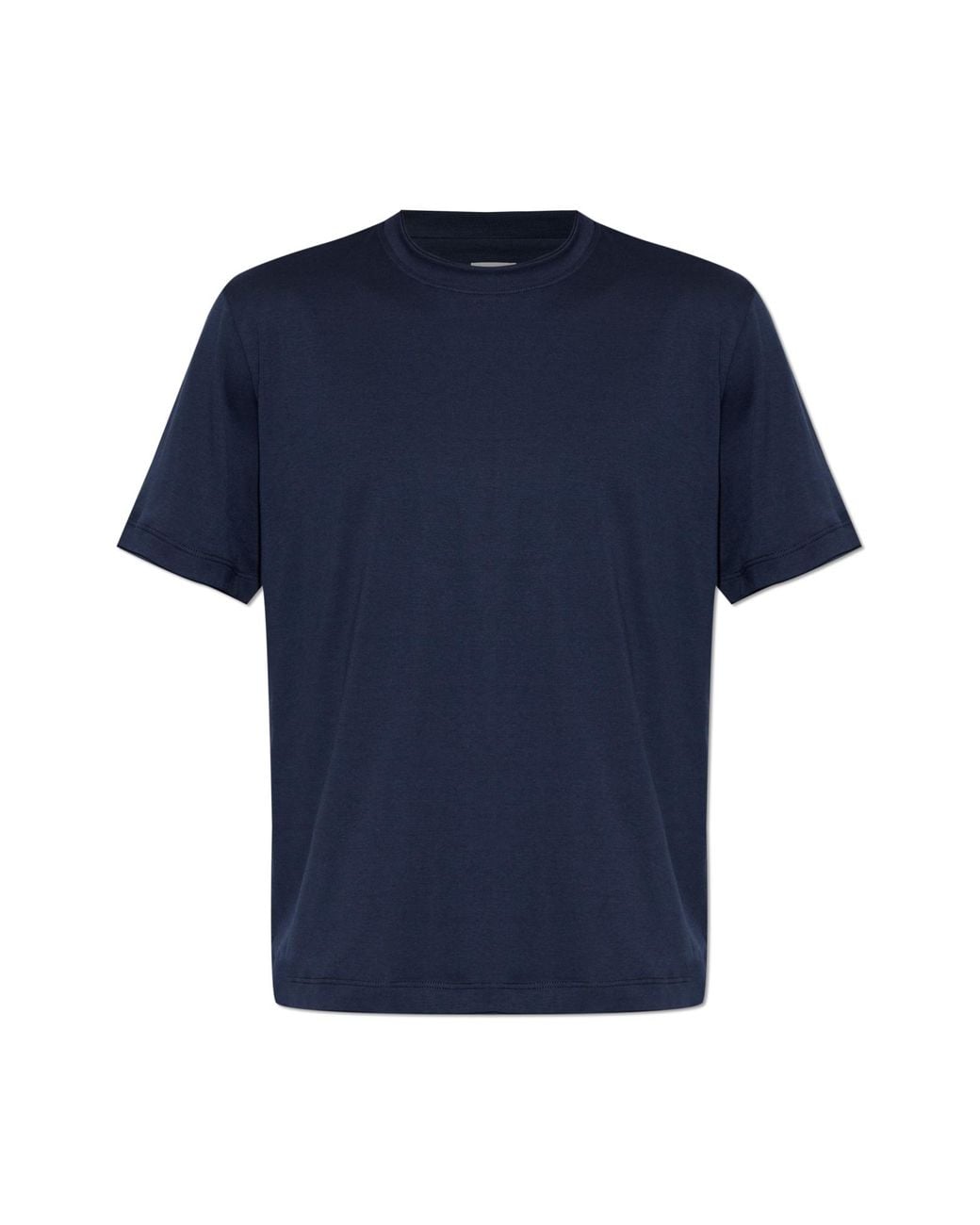 Eleventy Blue Crew Neck T-Shirt for men