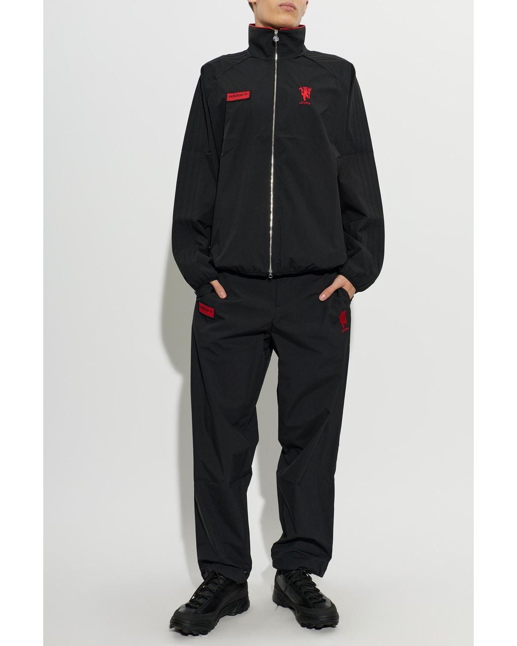 Adidas Originals Black Adidas X Manchester United for men