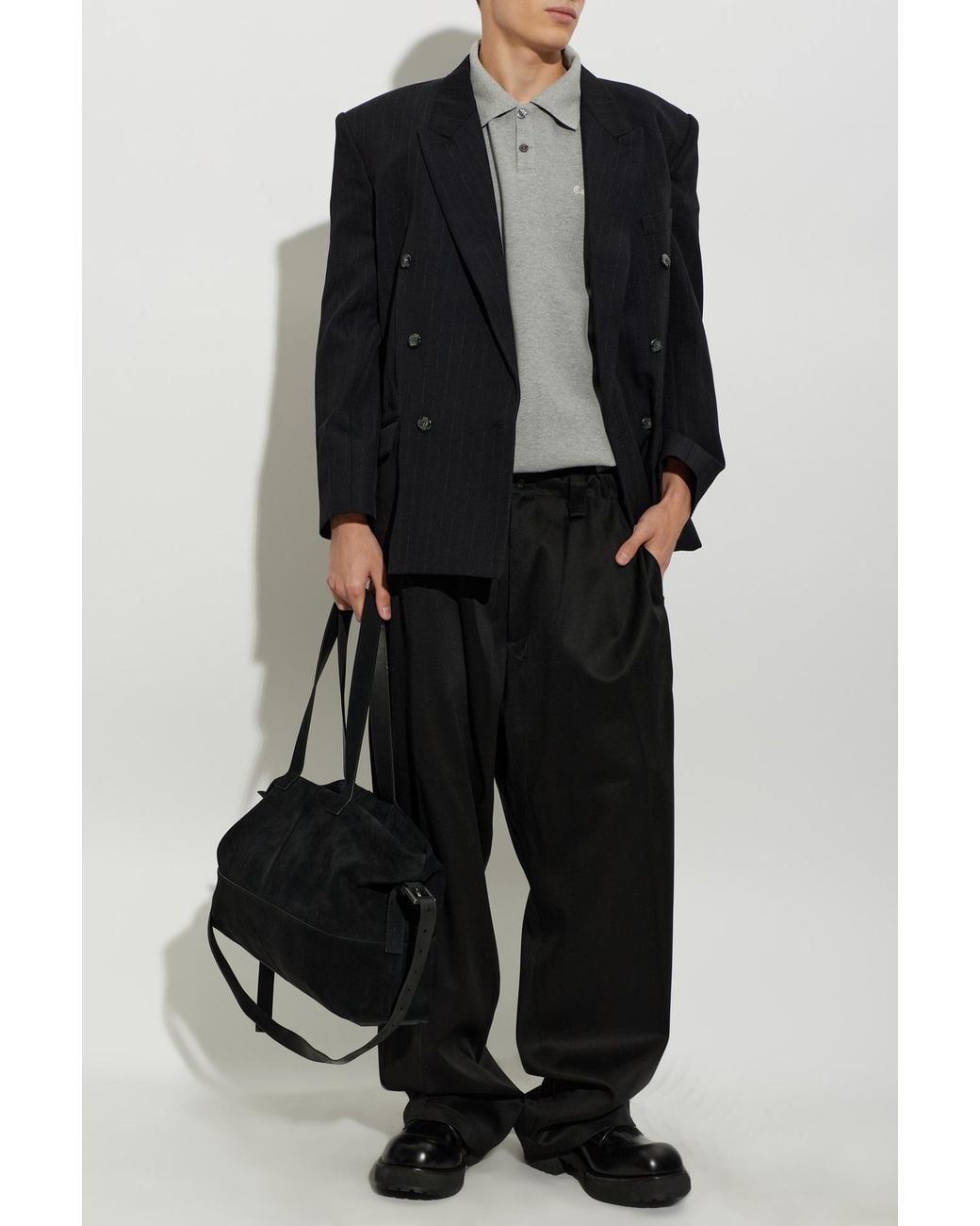Willy Chavarria Black 'Os Toluca' Trousers for men