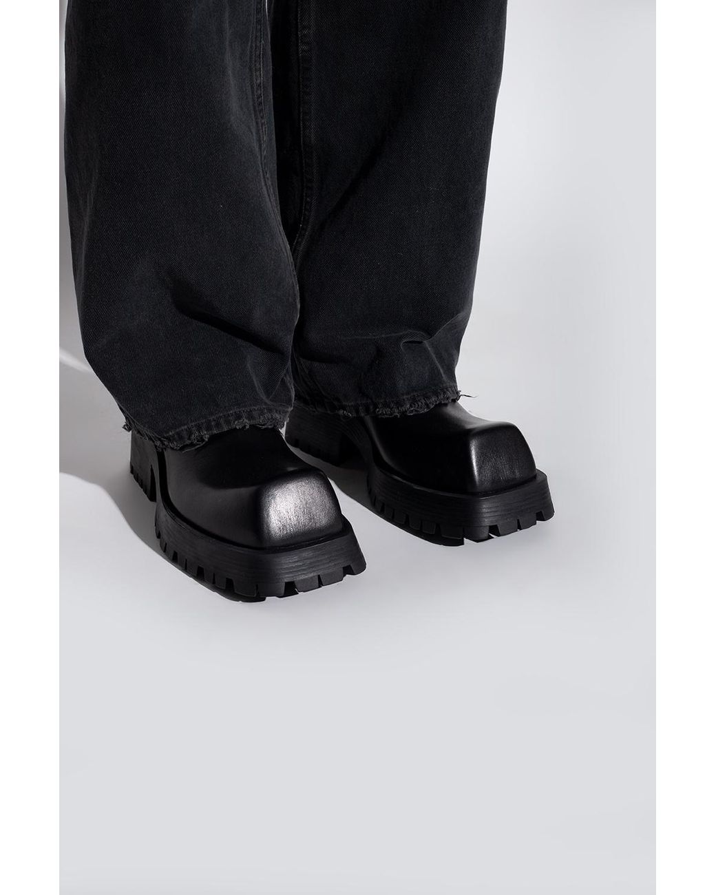 Balenciaga 'trooper' Heeled Derby Shoes in Black | Lyst Balenciaga 'trooper' Heeled Derby Shoes in Black | Lyst