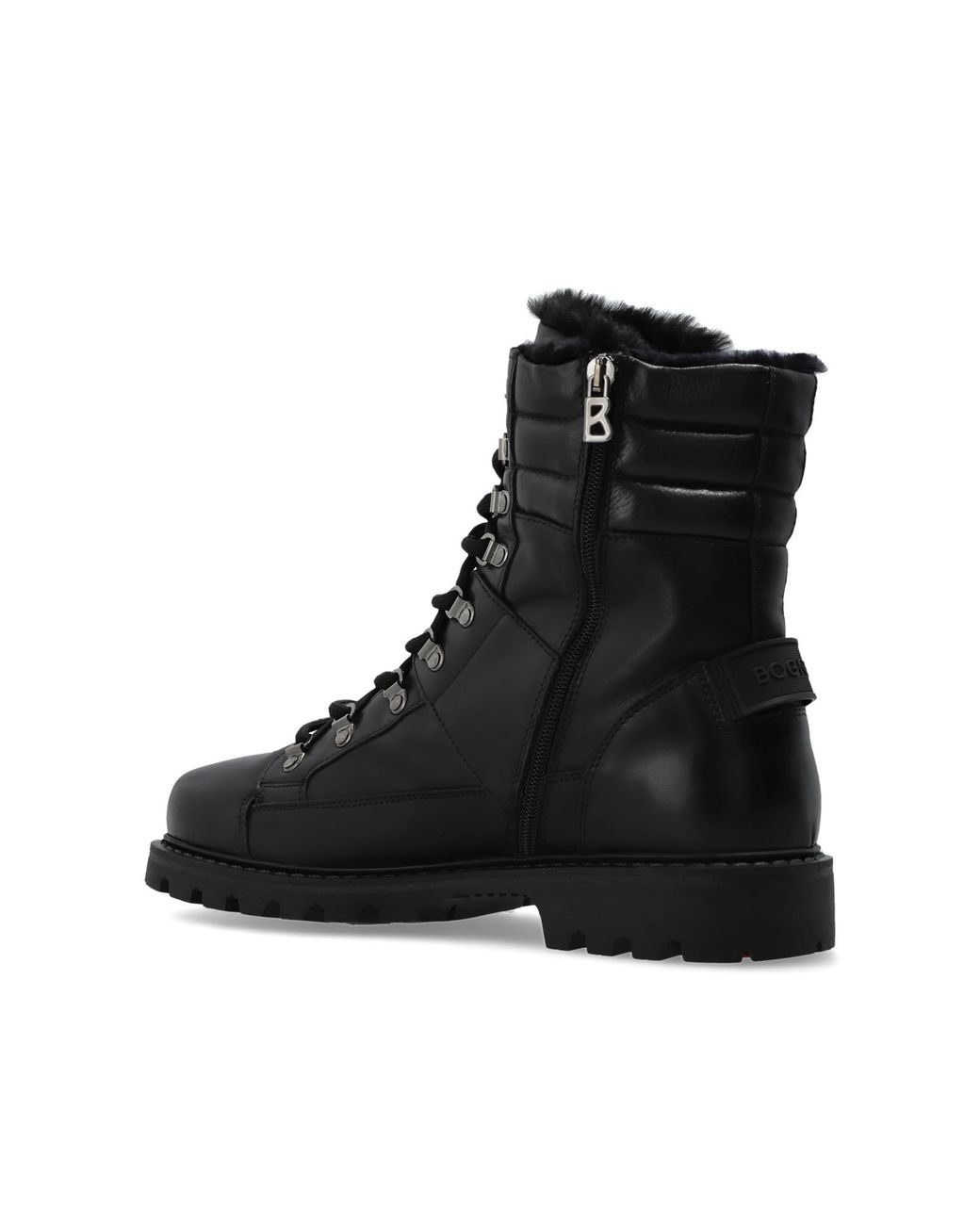 Bogner Black Insulated Boots 'Helsinki' for men