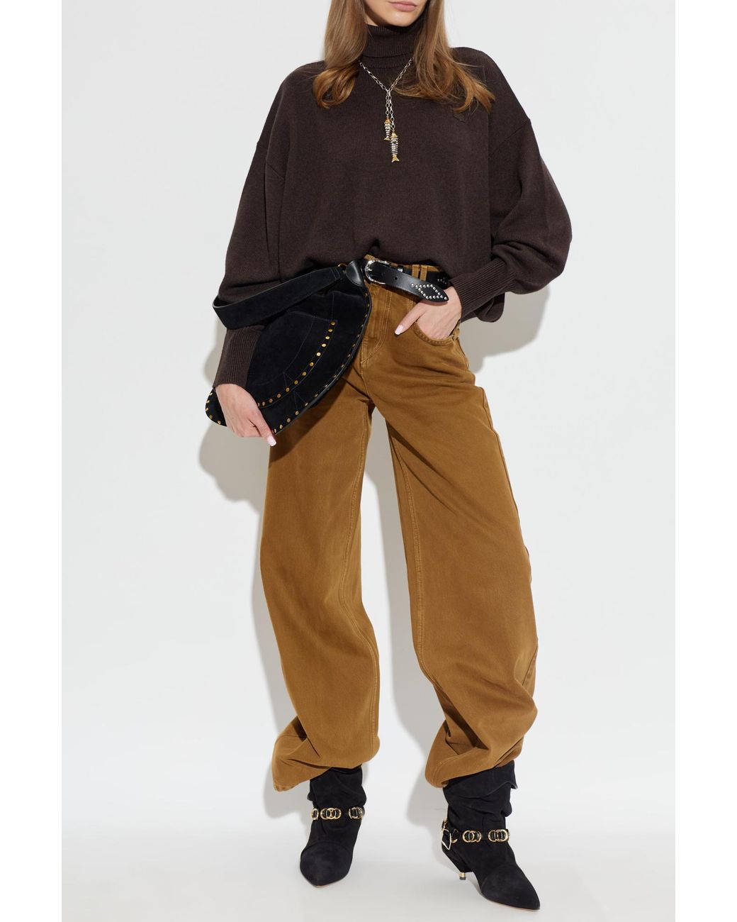 Isabel Marant Black Turtleneck 'Nasha'