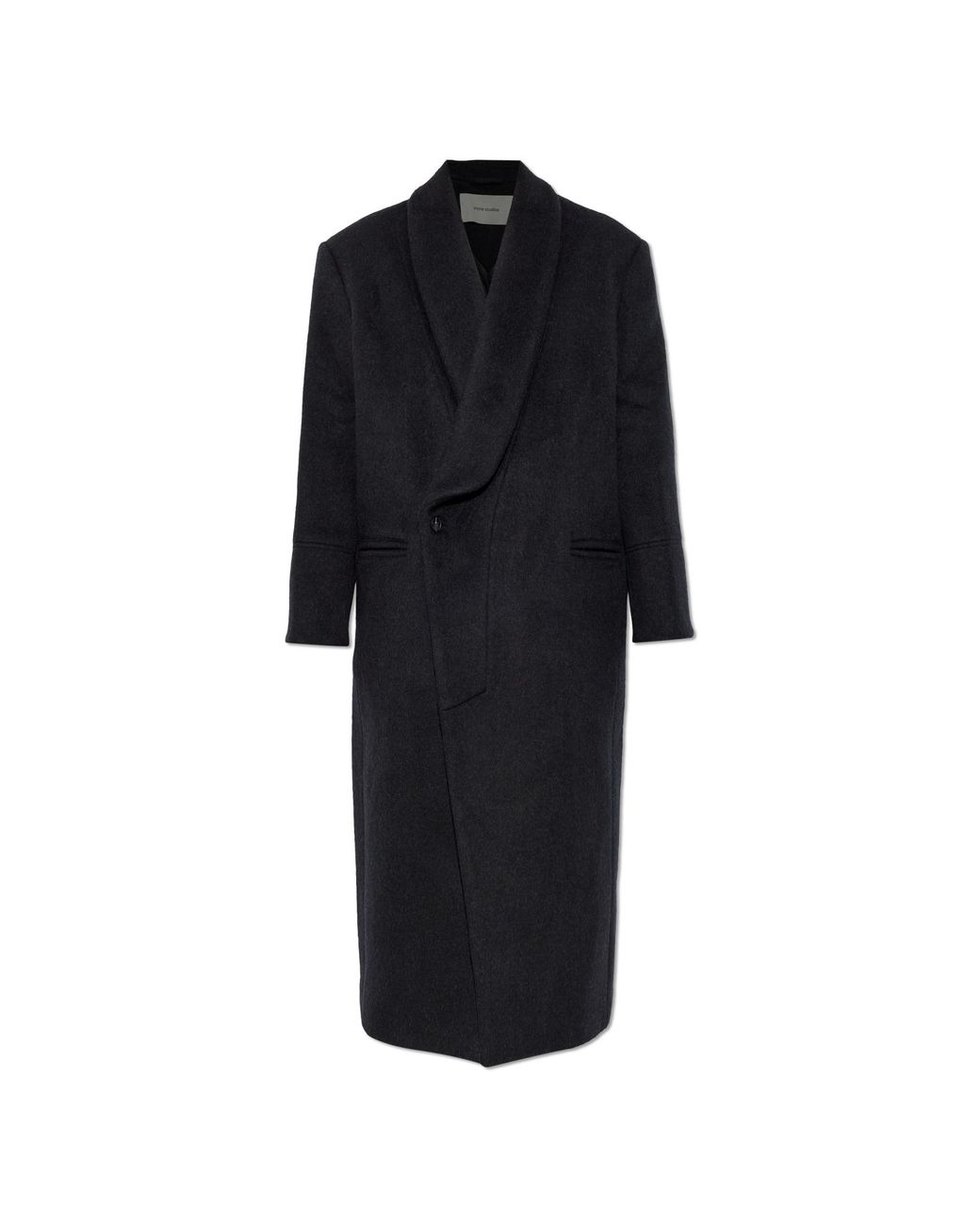 Entire studios Black Wool Coat