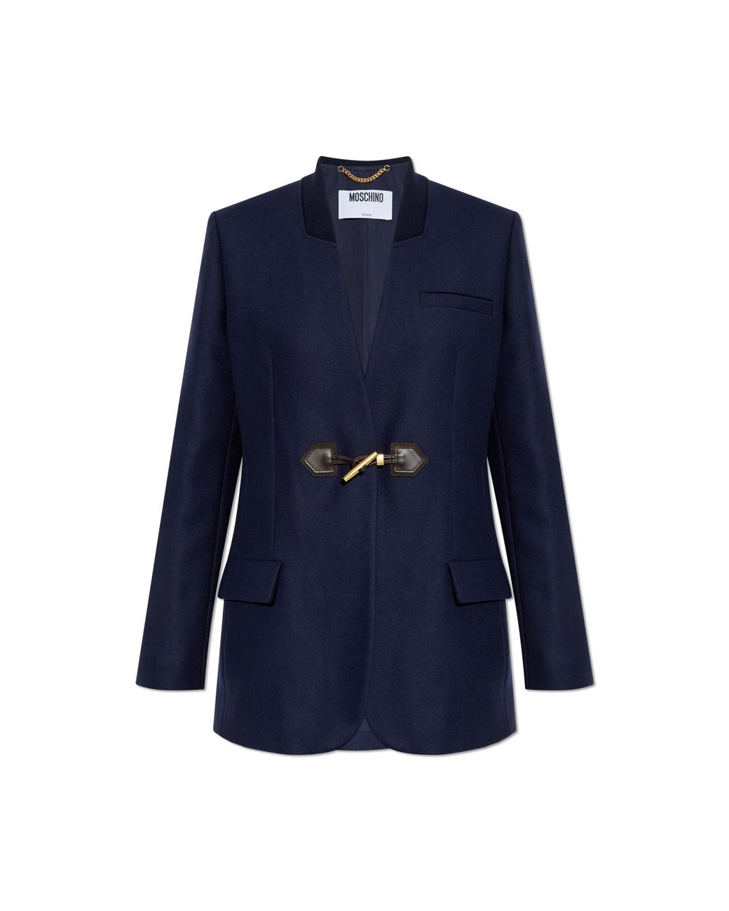 Moschino Blue Wool Blazer