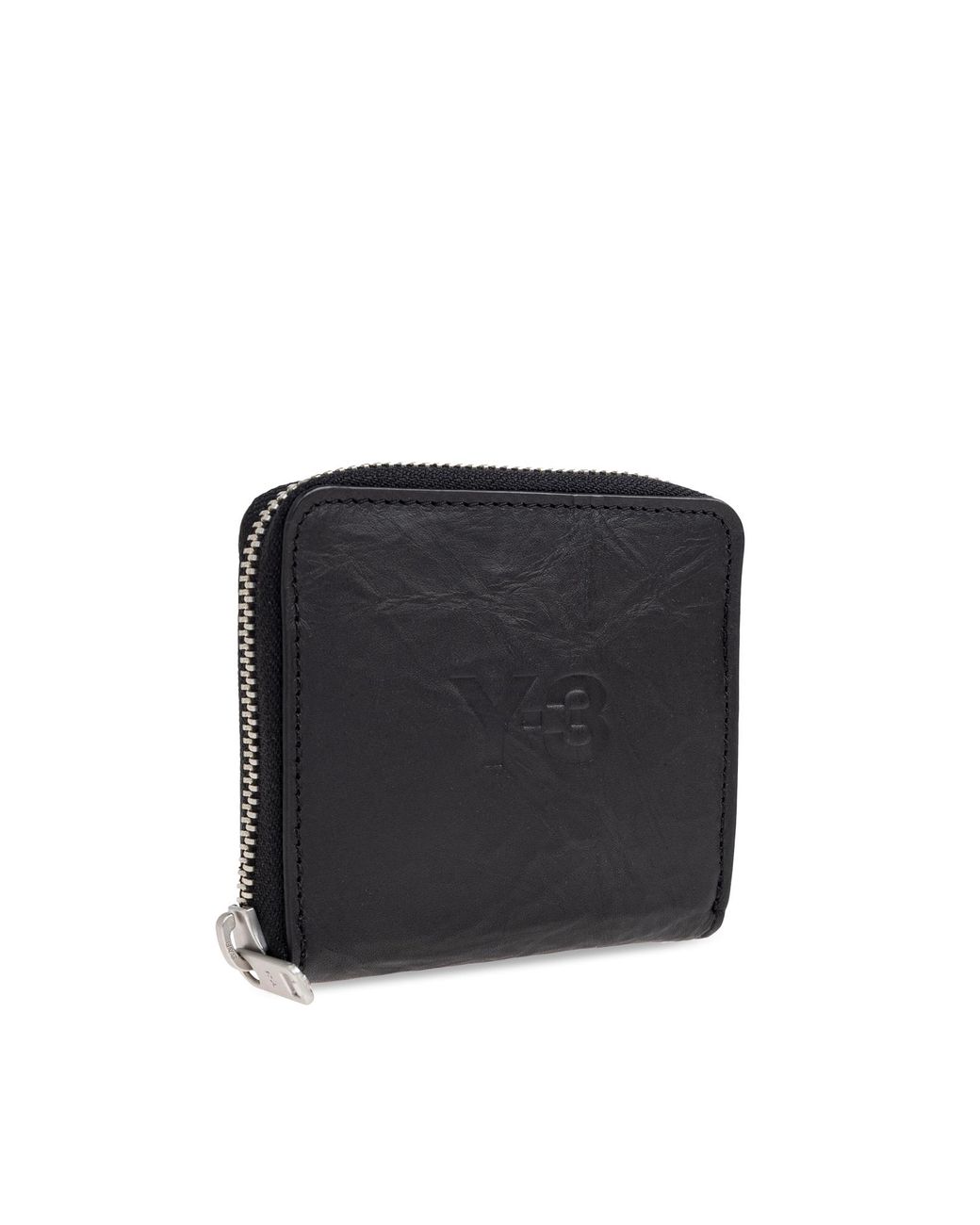 Y-3 Black Leather Wallet