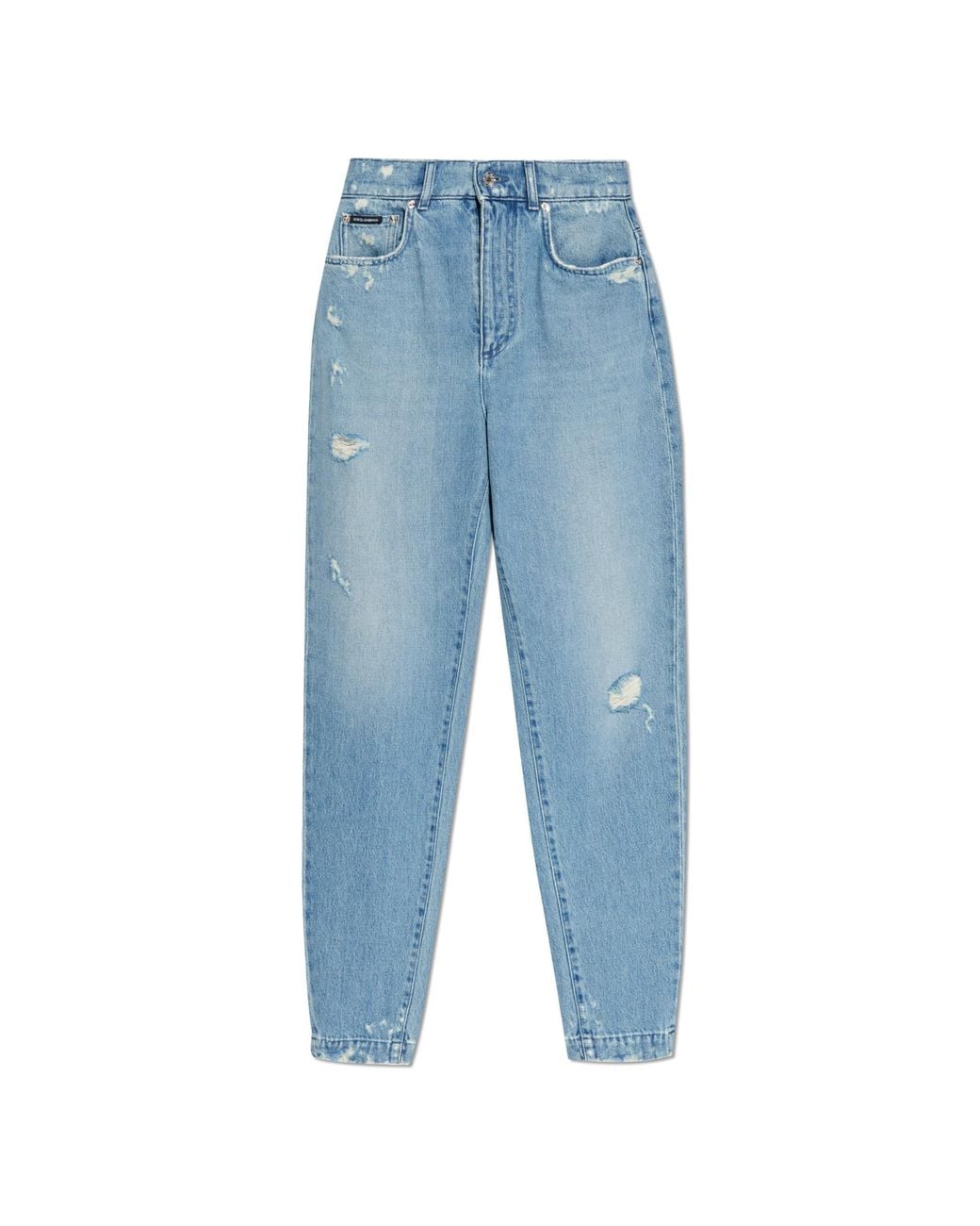 Dolce & Gabbana Blue Jeans With Logo