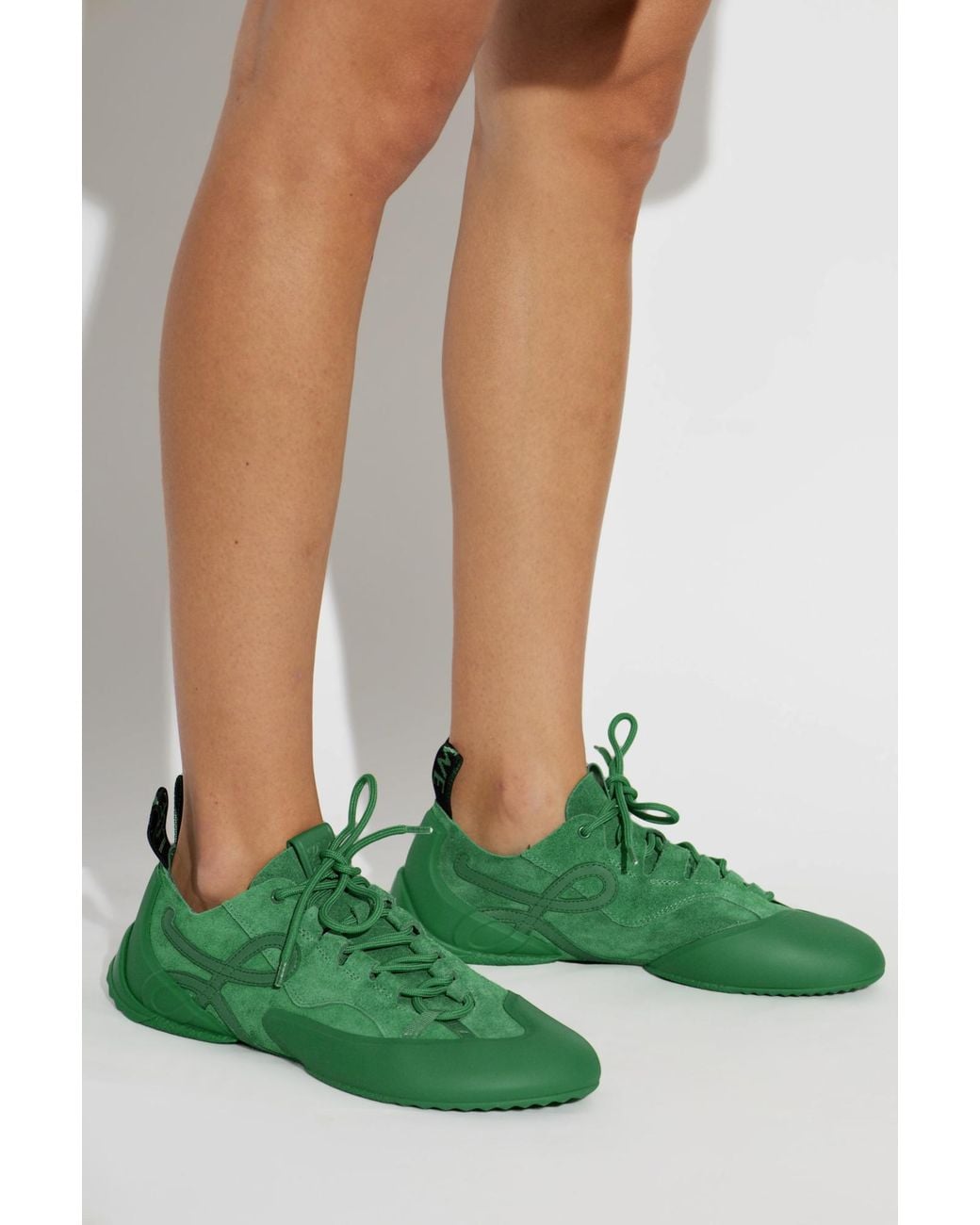 Loewe Green 'Grip' Sports Shoes