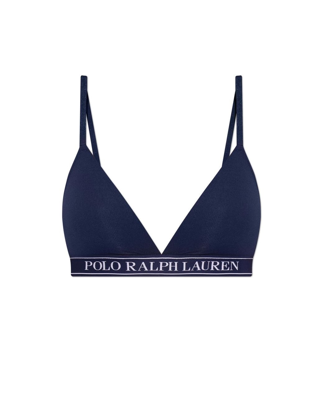 Polo Ralph Lauren Blue Bra With Logo