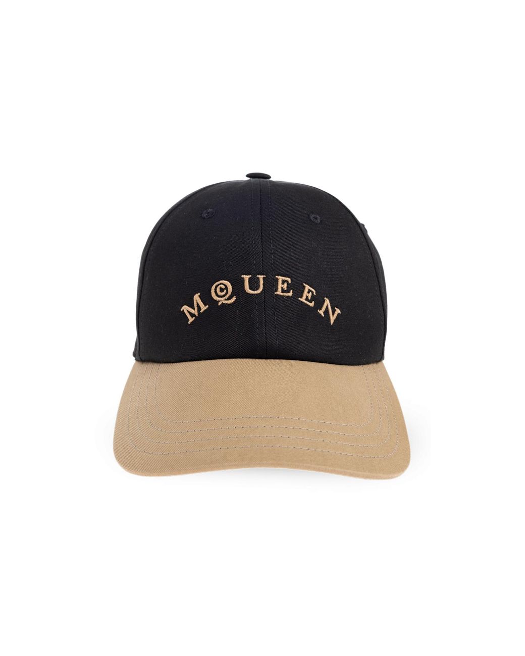 McQueen Black Baseball Cap for men