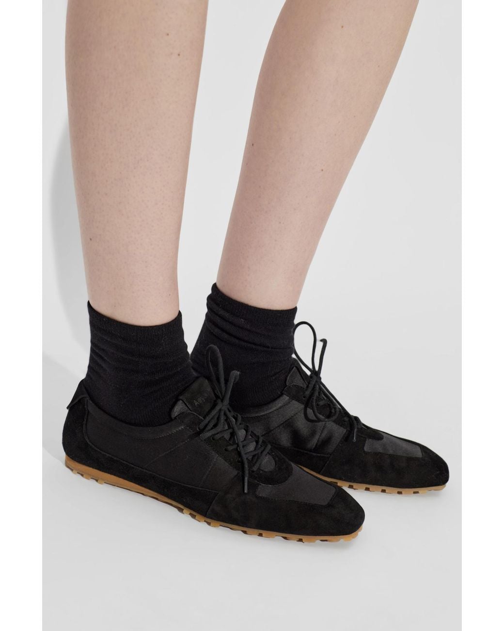 Aeyde Black 'Uma' Leather Shoes