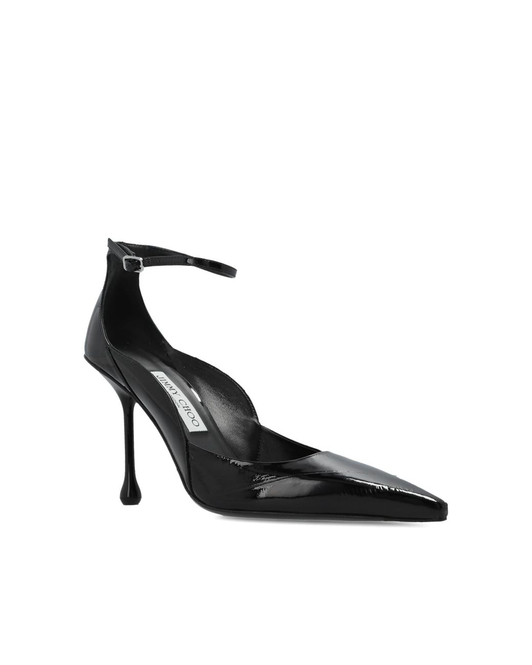 Jimmy Choo Black 'Quinci 95' Heeled Shoes