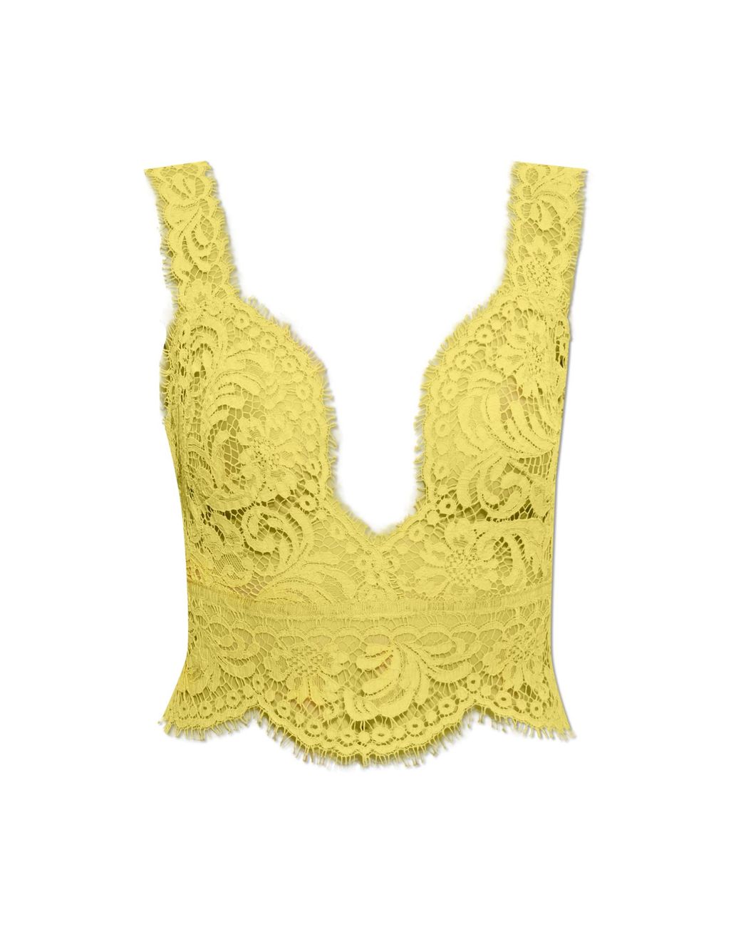 DSquared² Yellow Transparent Top