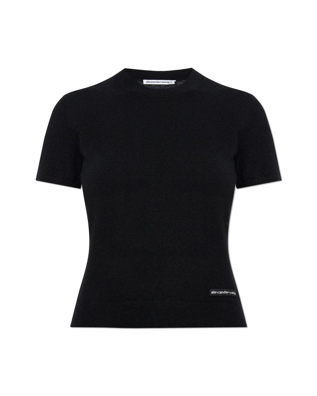 Alexander Wang Black Top With Logo Patch