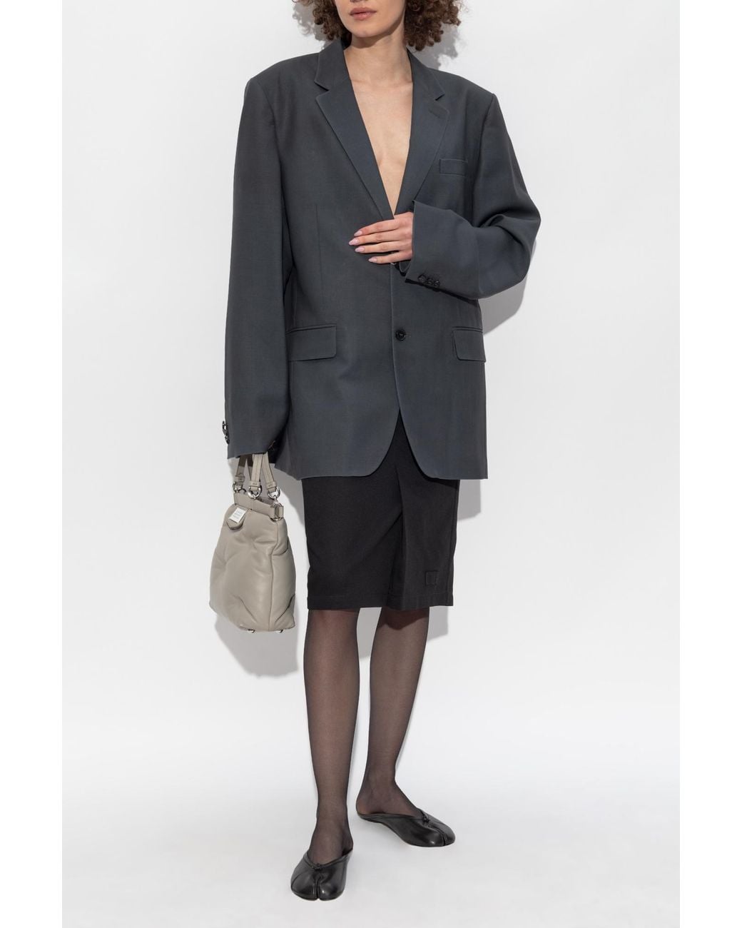 Maison Margiela Black Wool Blazer