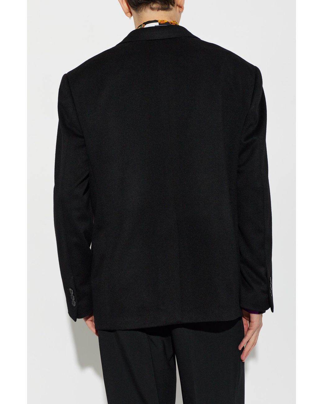 Versace Black Cashmere Jacket for men