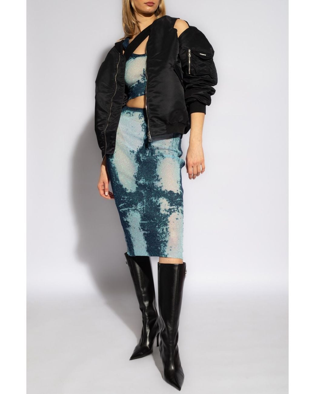 DIESEL Blue Short Top 'M-Deidrina'