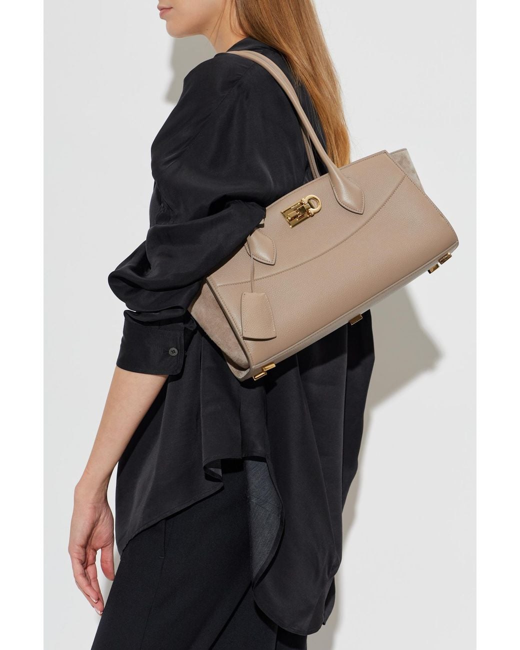 Ferragamo Natural 'Soft' Bag