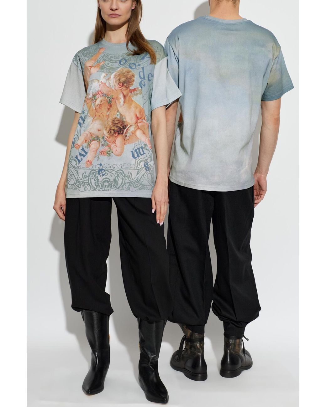 Vivienne Westwood Blue T-Shirt With Print