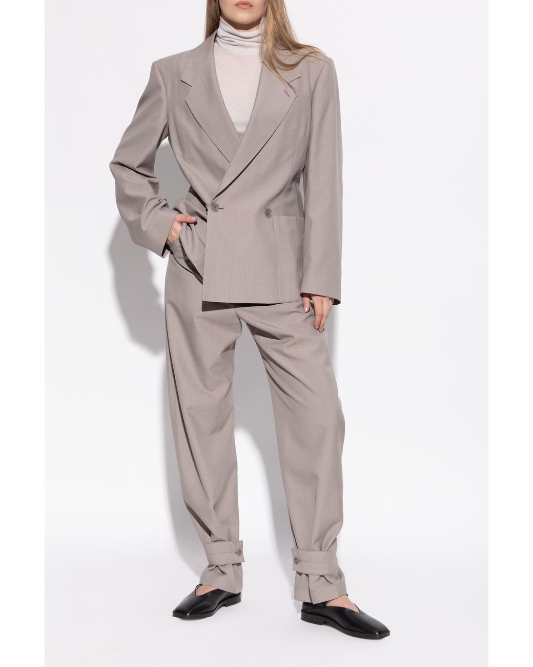 Lemaire Black Leather Shoes