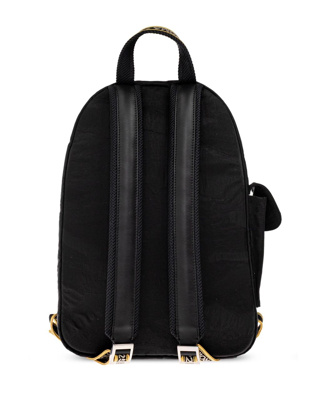 Fendi Black 'Climb' Monogram Backpack for men