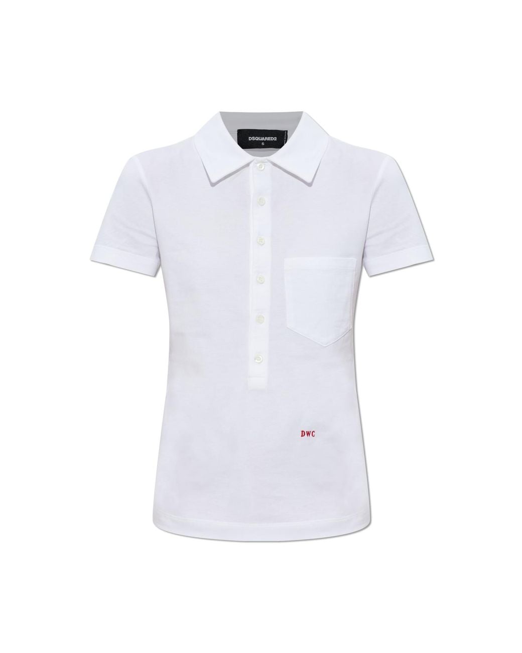DSquared² Red Polo With Pocket