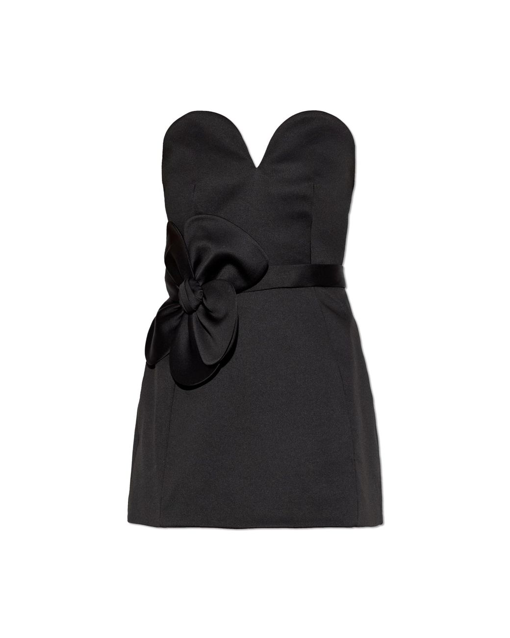 Marc Jacobs Black Short Dress With A Side Slit