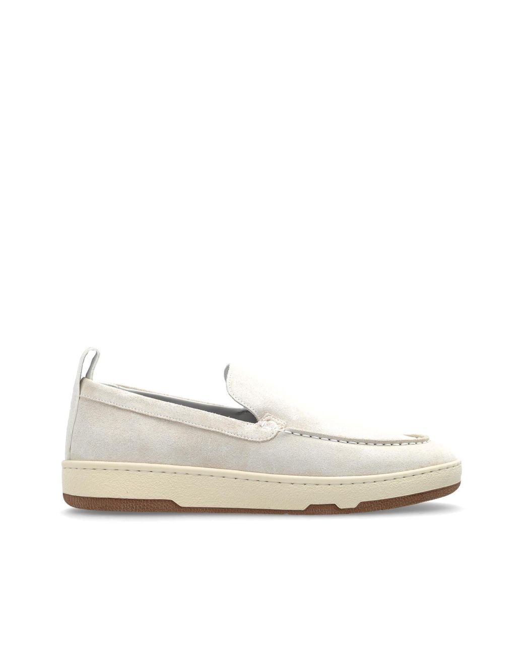 Lanvin White Suede Shoes for men