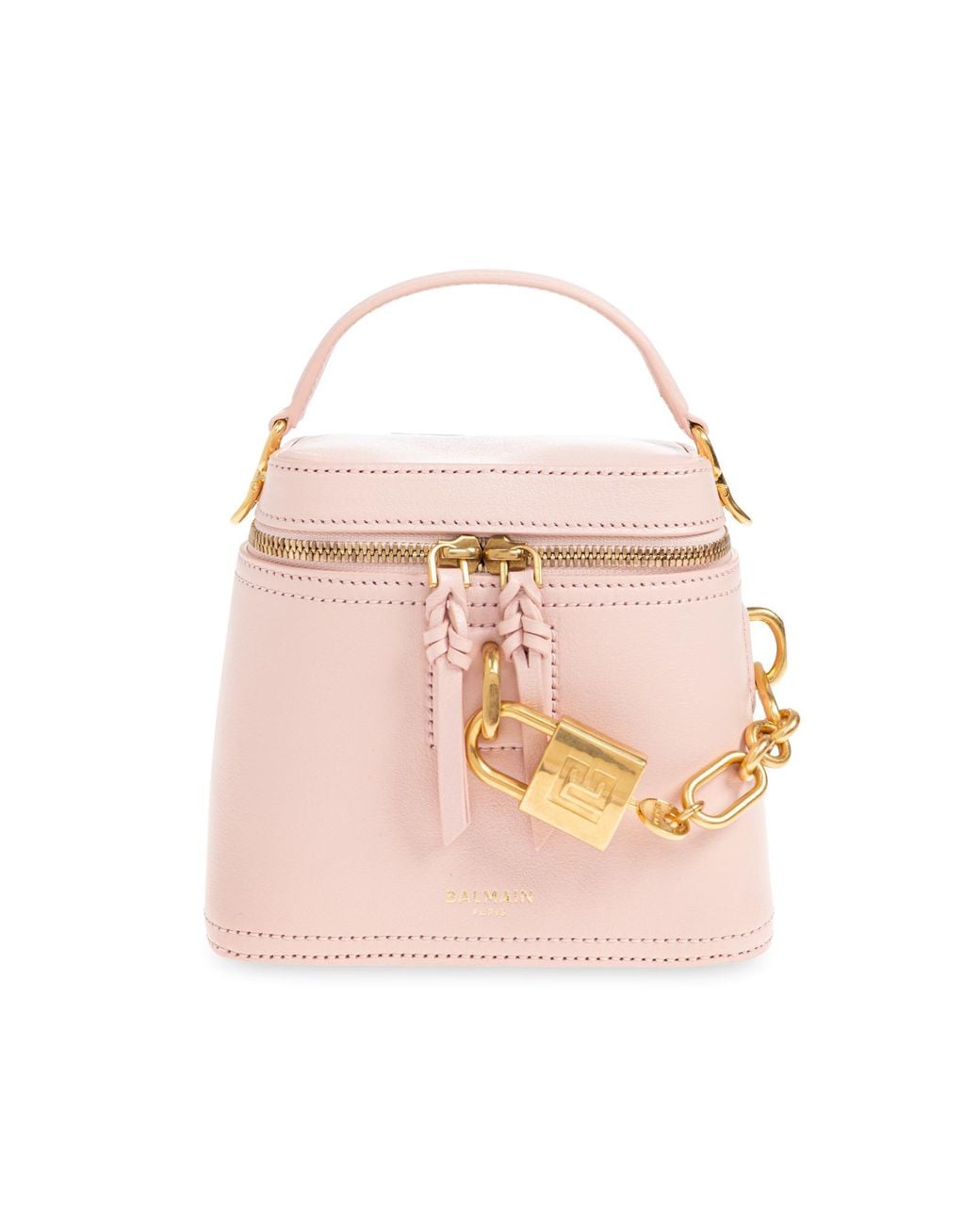 Balmain Pink Handbag "Pulse Vanity"