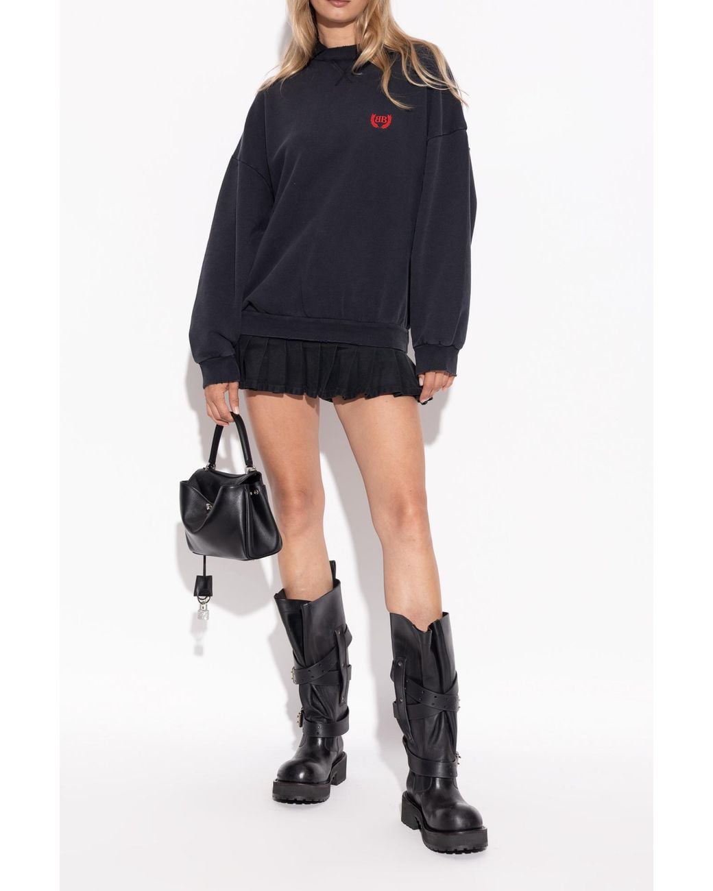 Balenciaga Black High Boots