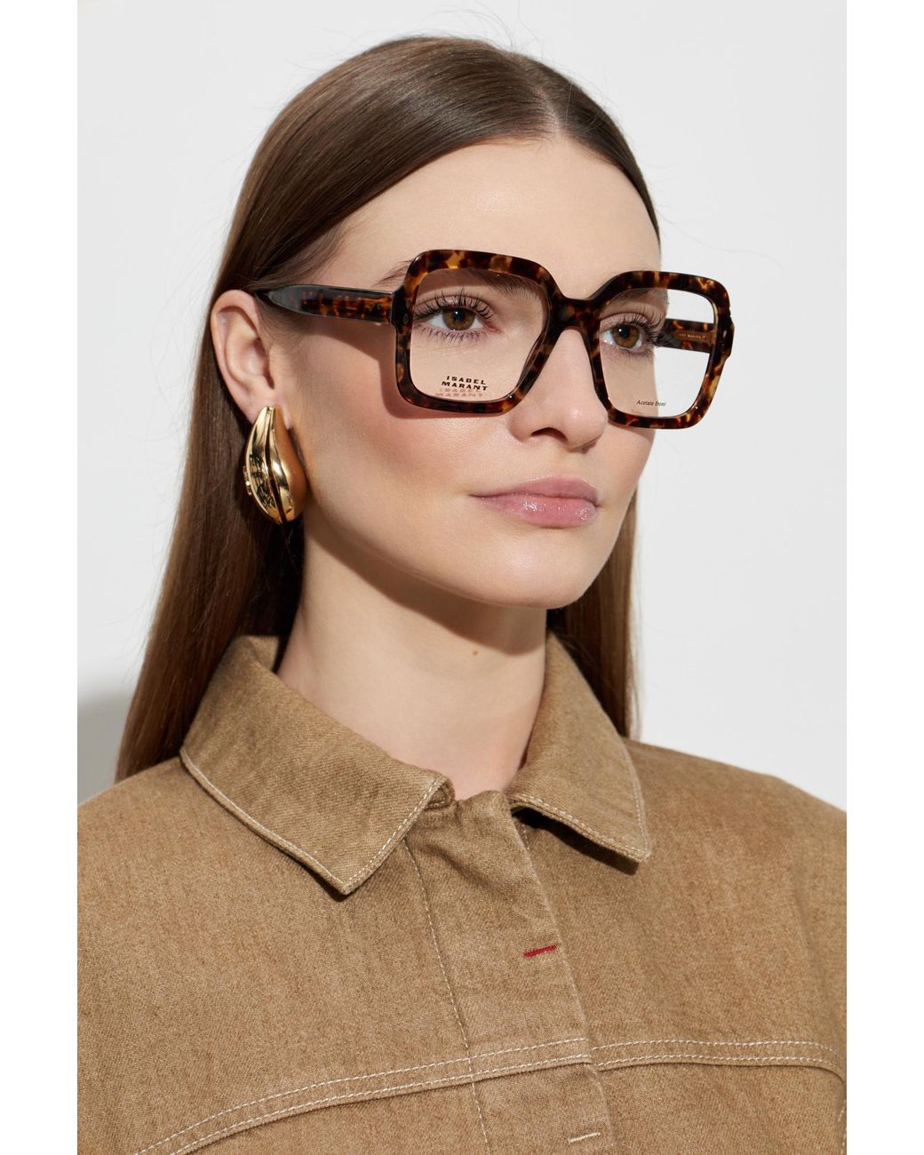 Isabel Marant Brown Prescription Glasses