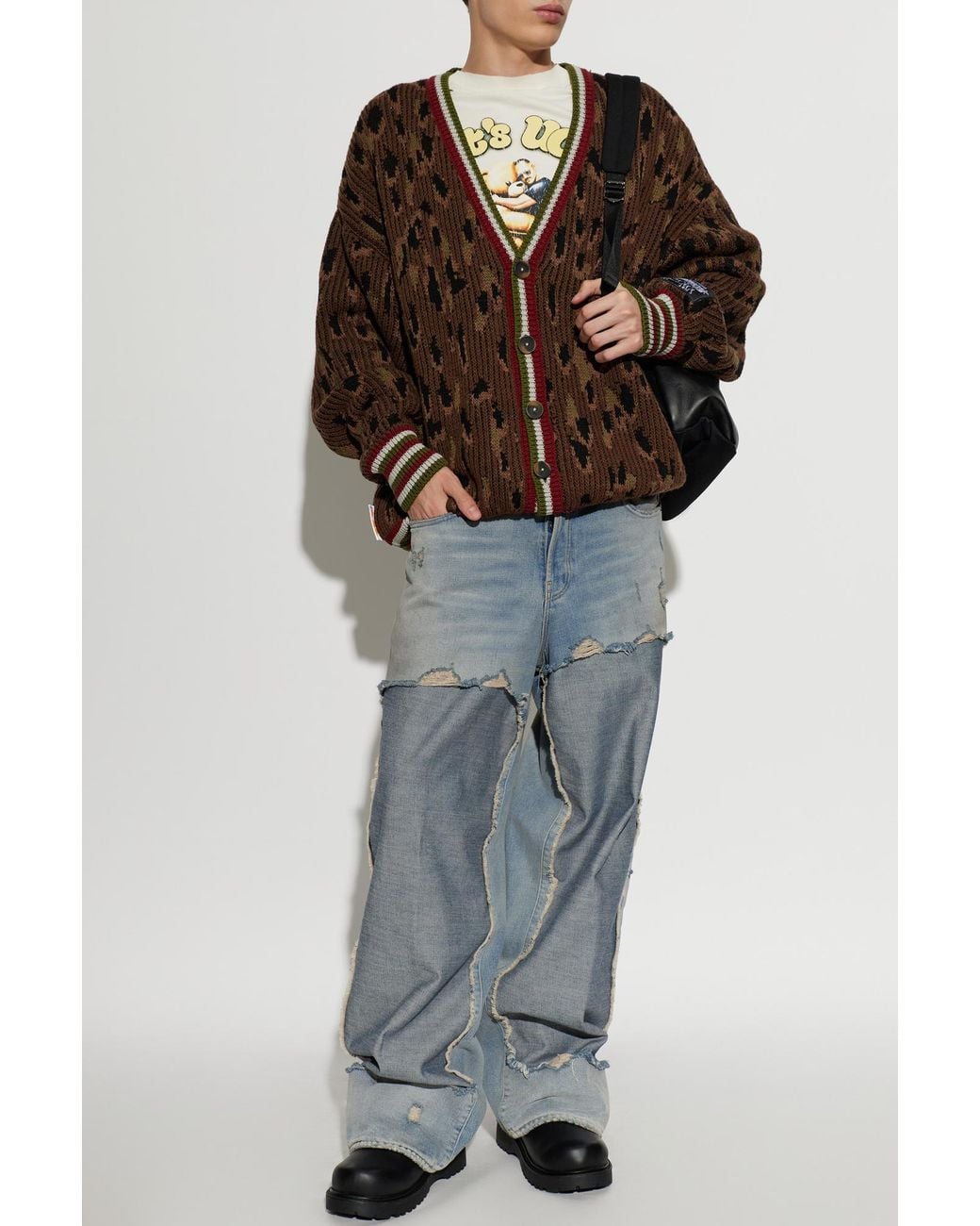 PDF Brown Cardigan for men