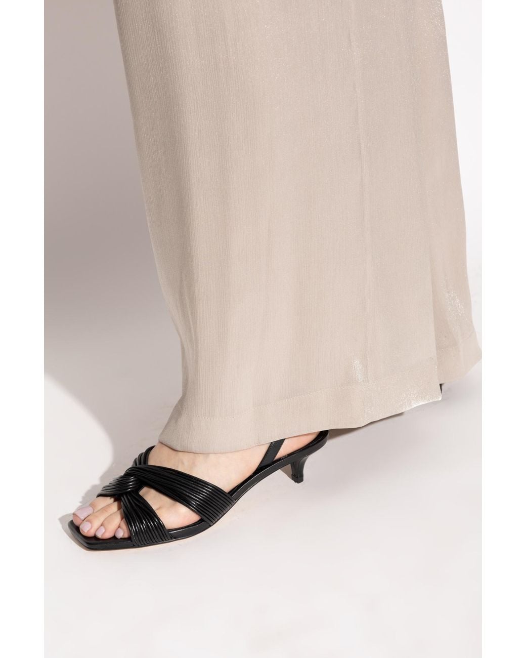 MICHAEL Michael Kors Black Heeled Sandals Alessia