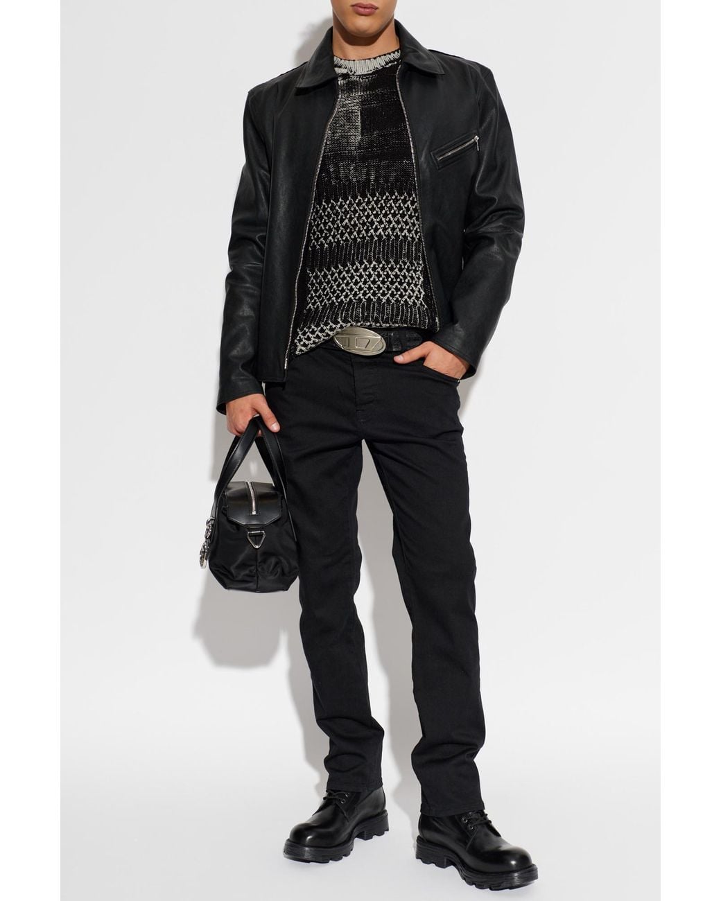 DIESEL Black Sweater 'K-Mione' for men